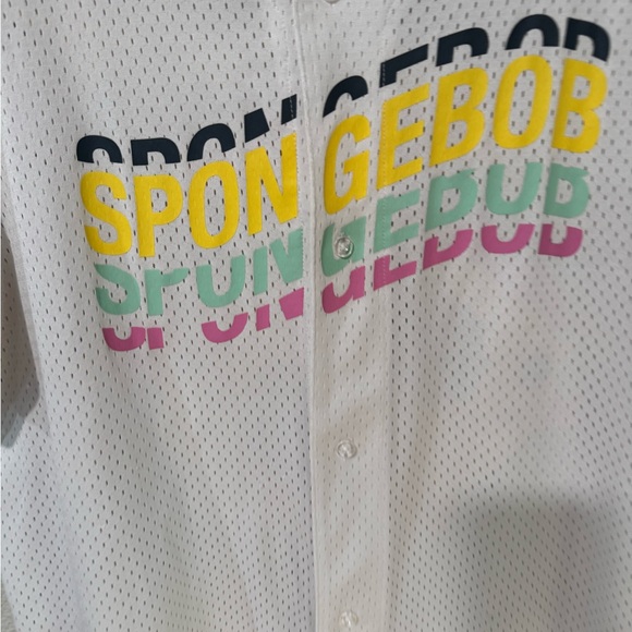 NICKELODEON SpongeBob Squarepants Jersey size large - Picture 3 of 7